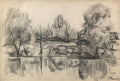 Pyotr Konchalovsky Village Pond 1933 Fine Art Print