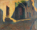 Henri Martin Village Street in Hombre Violette 1910 Fine Art Print