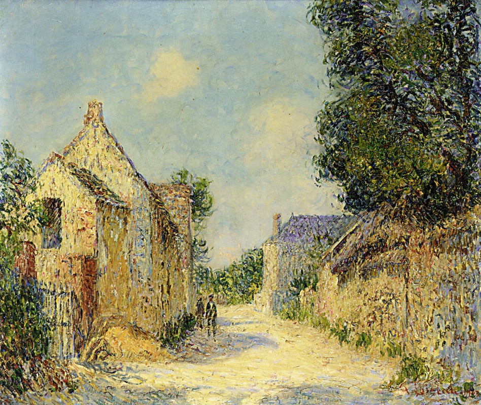 Gustave Loiseau Village Street, Vaudreuil 1903 Fine Art Print