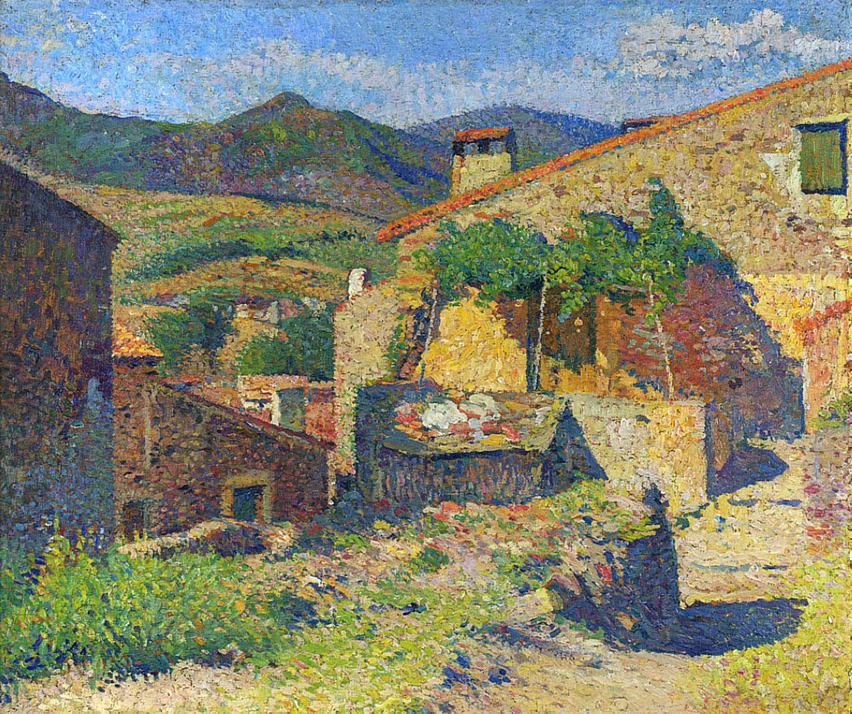 Henri Martin Village Street 1909 Fine Art Print