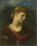 George Frederick Watts Violet Lindsay 1881 Fine Art Print