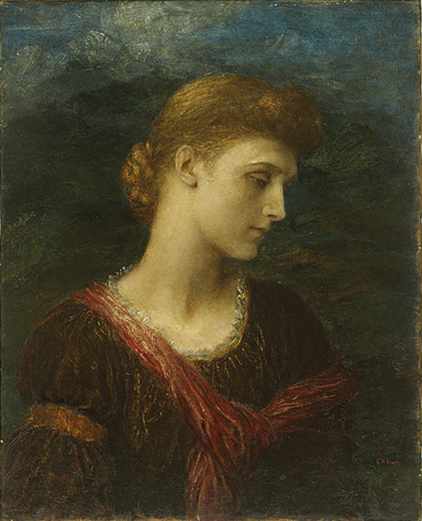 George Frederick Watts Violet Lindsay 1881 Fine Art Print
