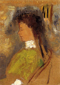 Odilon Redon Violette Haymann 1910 Fine Art Print