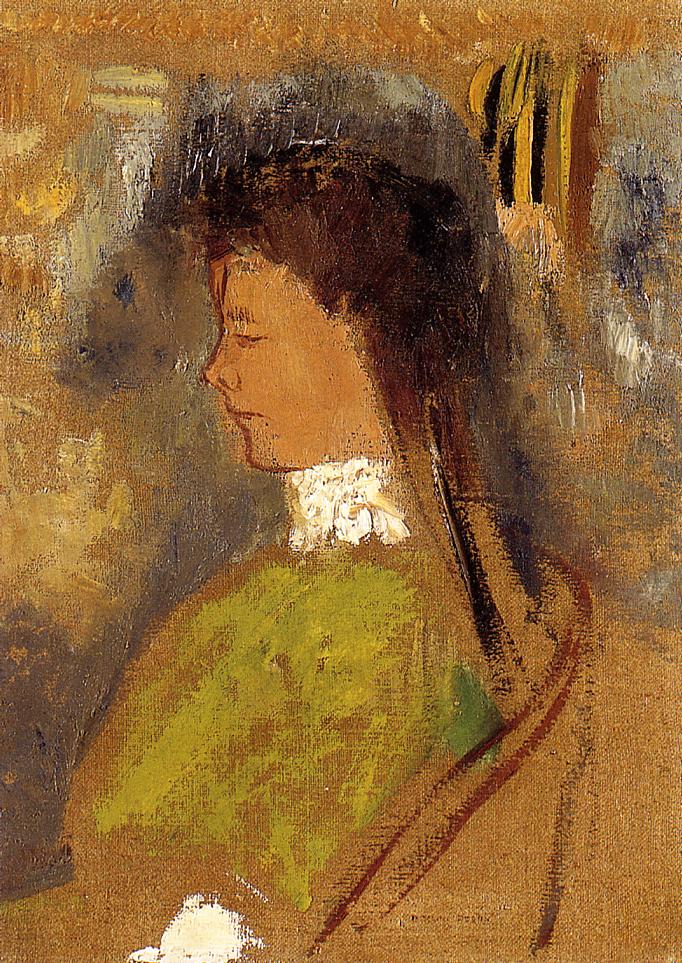 Odilon Redon Violette Haymann 1910 Fine Art Print