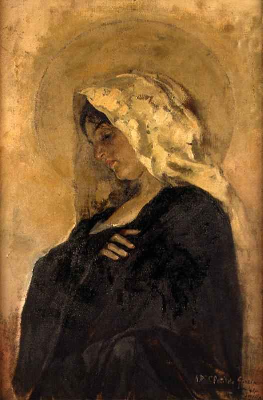Joaquín Sorolla Virgin Mary 1887 Fine Art Print