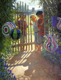 Nikolay Bogdanov Belsky Visitors 1913 Fine Art Print