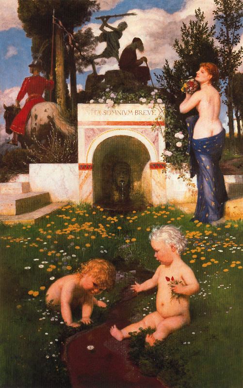 Arnold Böcklin Vita Somnium Breve 1888 Fine Art Print