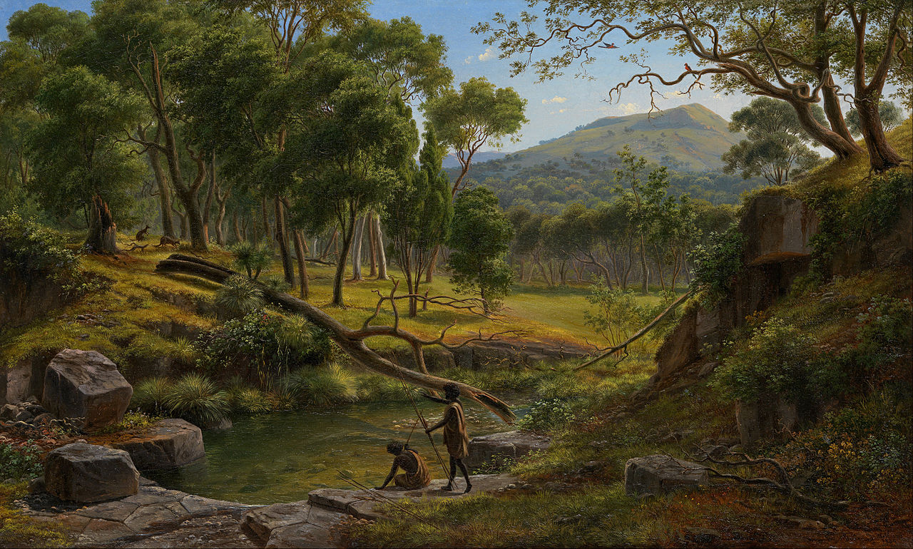Eugene von Guerard Warrenheip Hills near Ballarat 1854 Fine Art Print