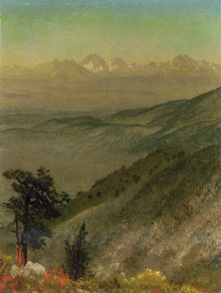 Albert Bierstadt Wasatch Mountains 1859 Fine Art Print