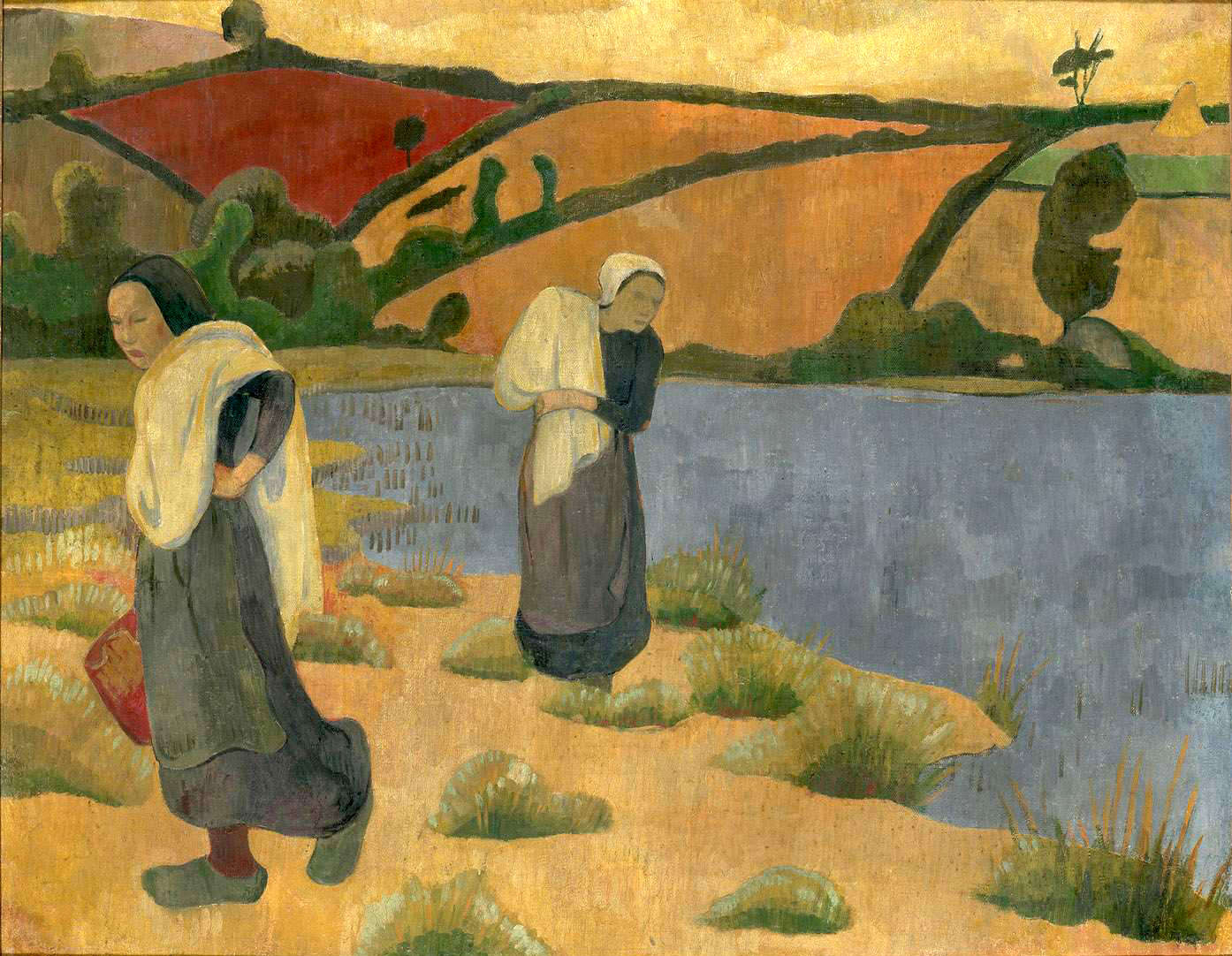 Paul Serusier Washerwomen at the Laita River, near Pouldu 1892 Fine Art Print