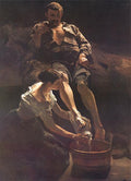 Jacek Malczewski Washing of Feet 1887 Fine Art Print