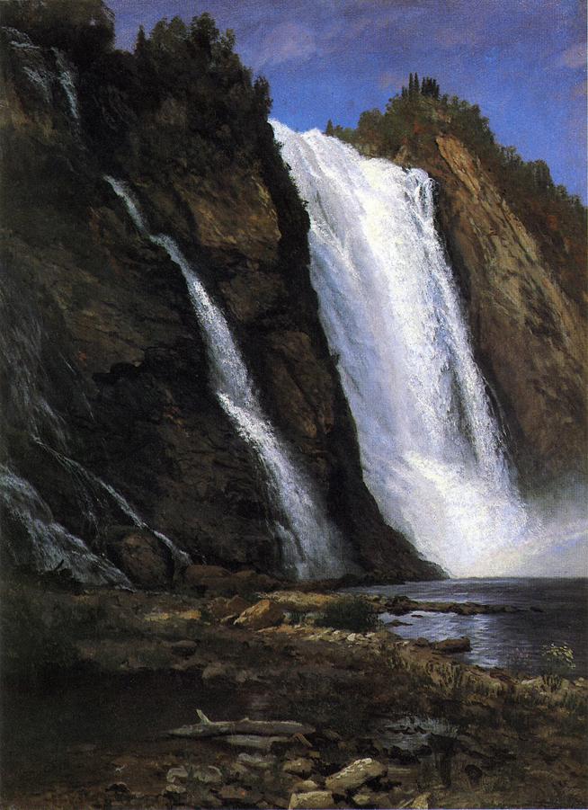 Albert Bierstadt Waterfall 1881 Fine Art Print
