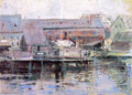 John Henry Twachtman Waterfront Scene Gloucester 1901 Fine Art Print
