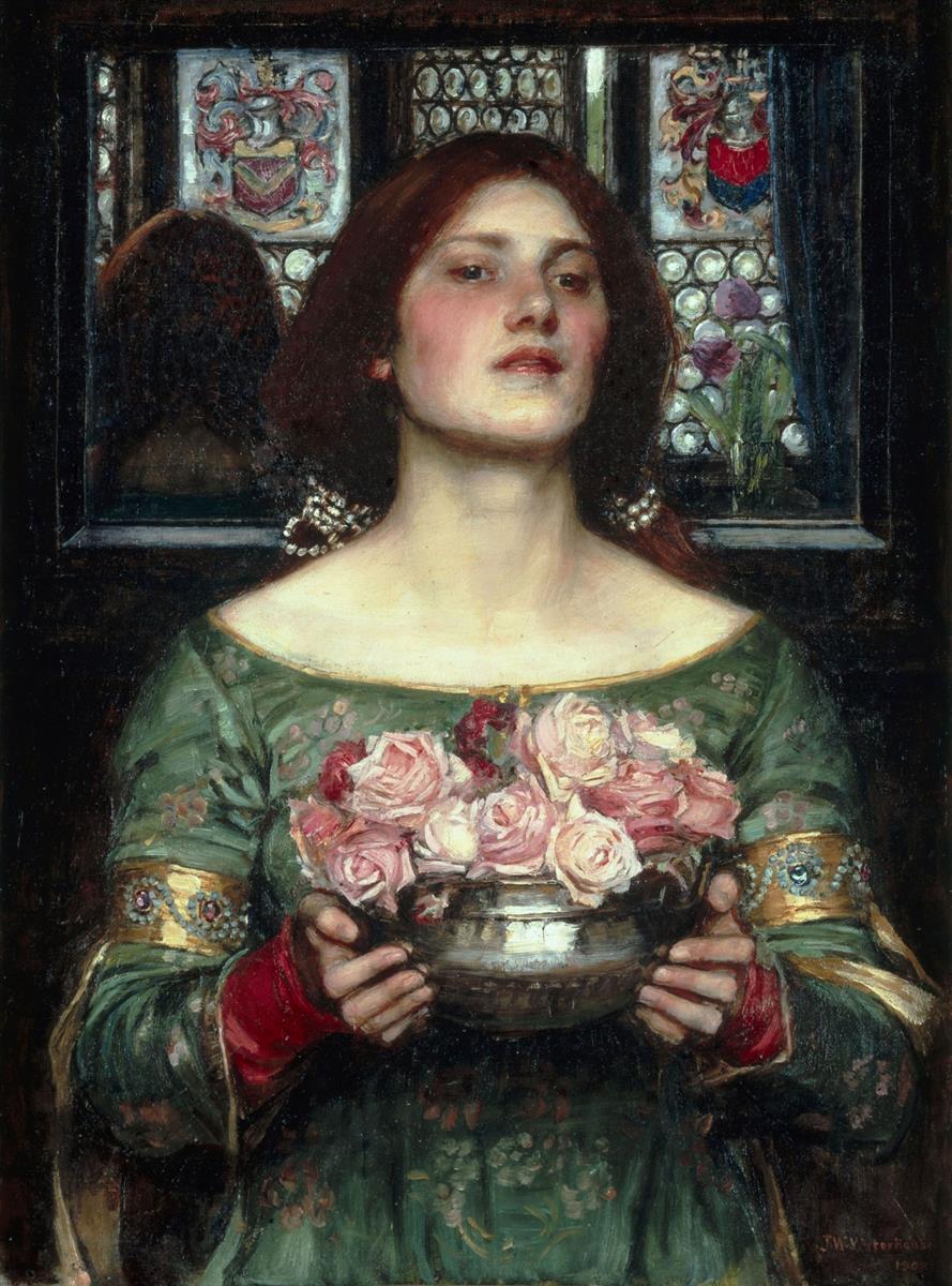John William Waterhouse Gather Ye Rosebuds While Ye May (study) 1908 Fine Art Print