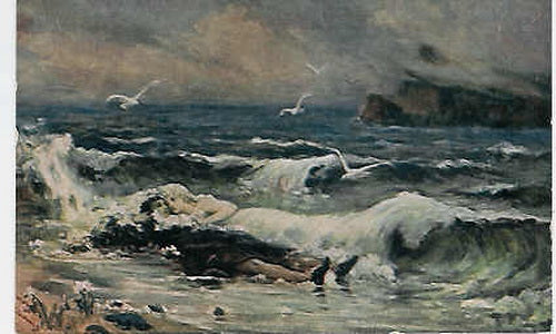 Wilhelm Kotarbinski Wave 1909 Fine Art Print