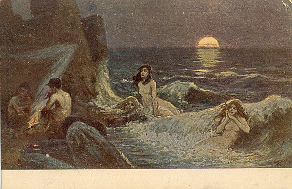 Wilhelm Kotarbinski Wave 1900 Fine Art Print