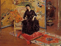 William Merritt Chase Weary, aka Who Rang 1889 Fine Art Print