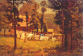 T. C. Steele Weekly Wash 1910 Fine Art Print