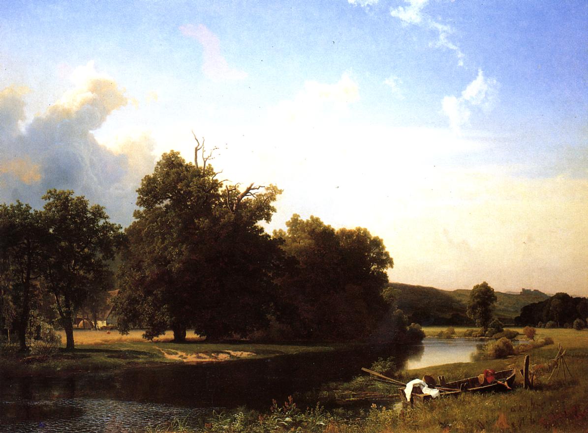Albert Bierstadt Westphalia 1855 Fine Art Print