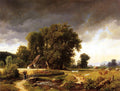 Albert Bierstadt Westphalian Landscape 1855 Fine Art Print