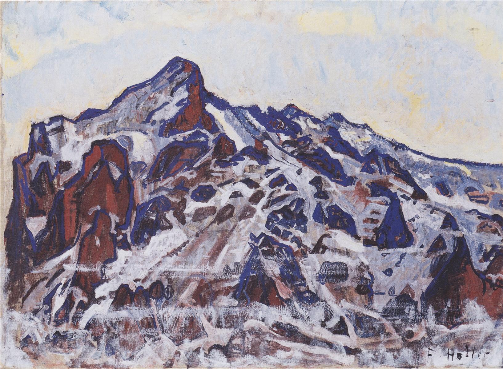 Ferdinand Hodler Wetterhorn 1912 Fine Art Print