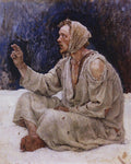 Vasily Surikov Whacky Seated on the Snow (Study to "Boyarynya Morozova") 1885 Fine Art Print