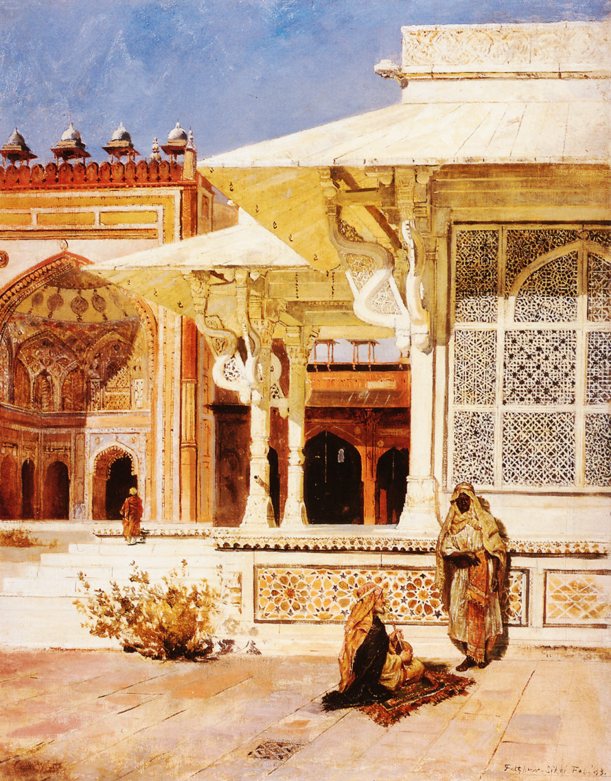 Edwin Lord Weeks White Marble Tomb at Suittitor, Skiri 1883 Fine Art Print