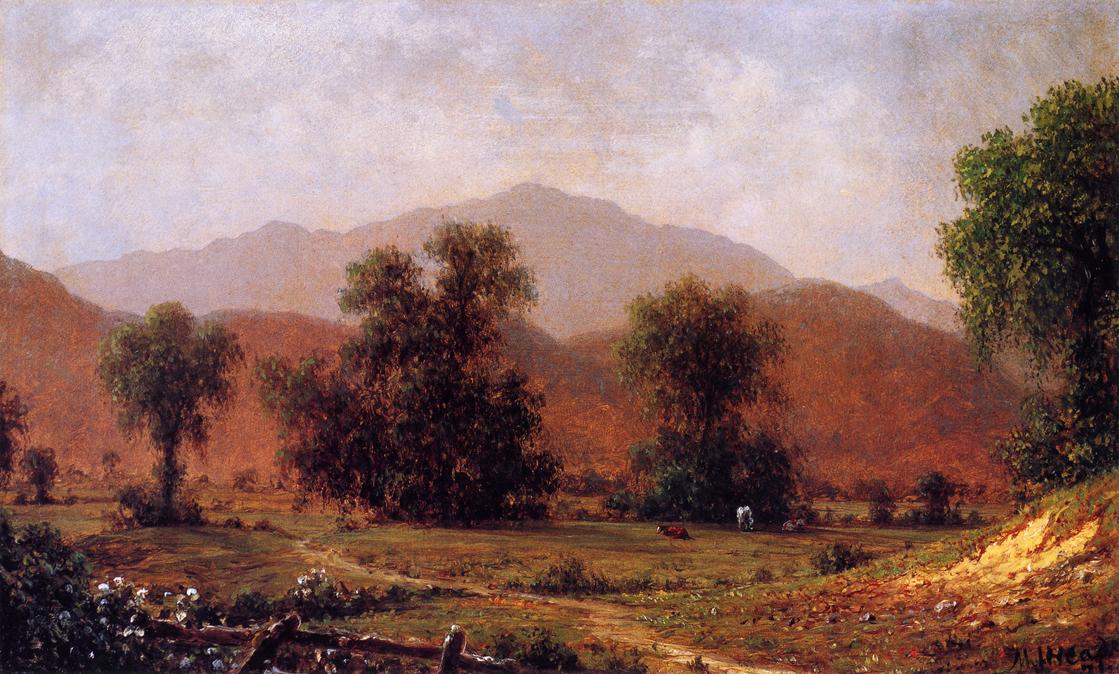 Martin Johnson Heade White Mountain Landscape, Mount Washington 1871 Fine Art Print