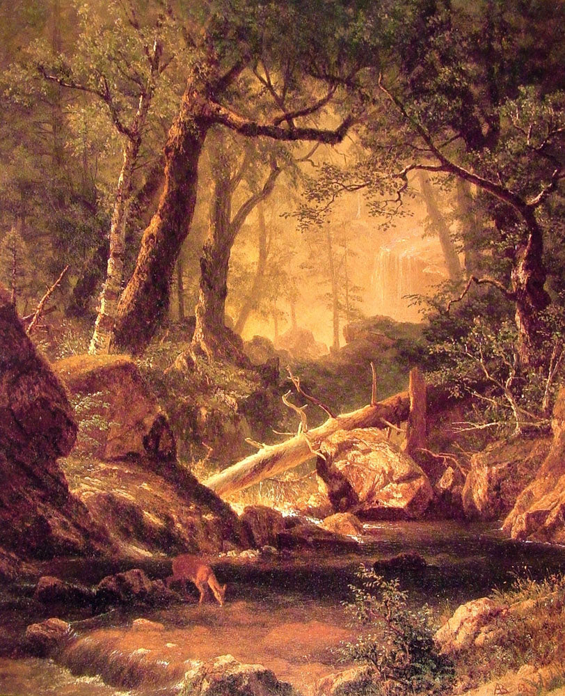 Albert Bierstadt White Mountains, New Hampshire 1863 Fine Art Print