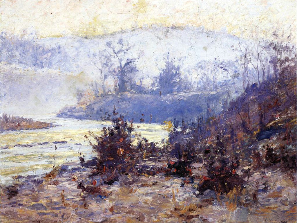 T. C. Steele Whitewater River 1899 Fine Art Print