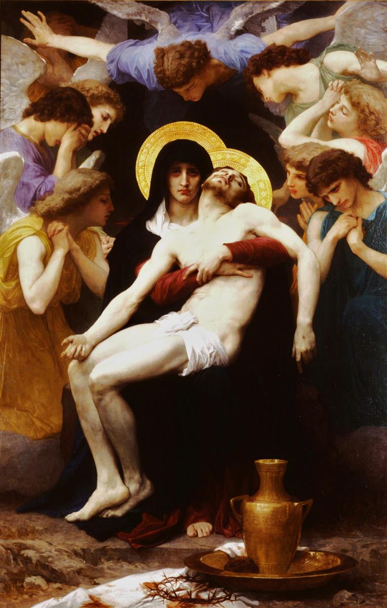William-Adolphe Bouguereau Pieta 1876 Fine Art Print