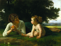 William-Adolphe Bouguereau Temptation 1880 Fine Art Print