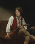 William-Adolphe Bouguereau Italian Boy with Mandolin 1870 Fine Art Print