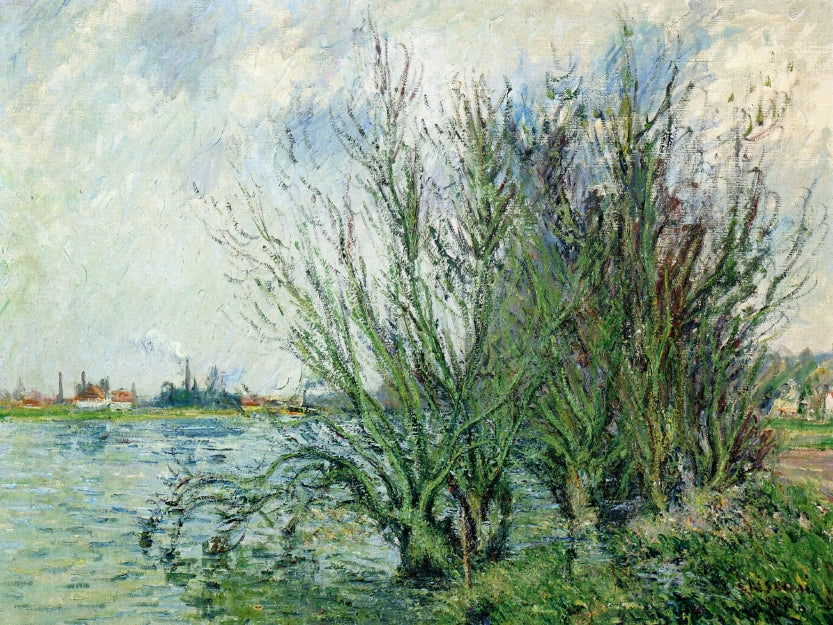 Gustave Loiseau Willows, Banks of the Oise 1908 Fine Art Print