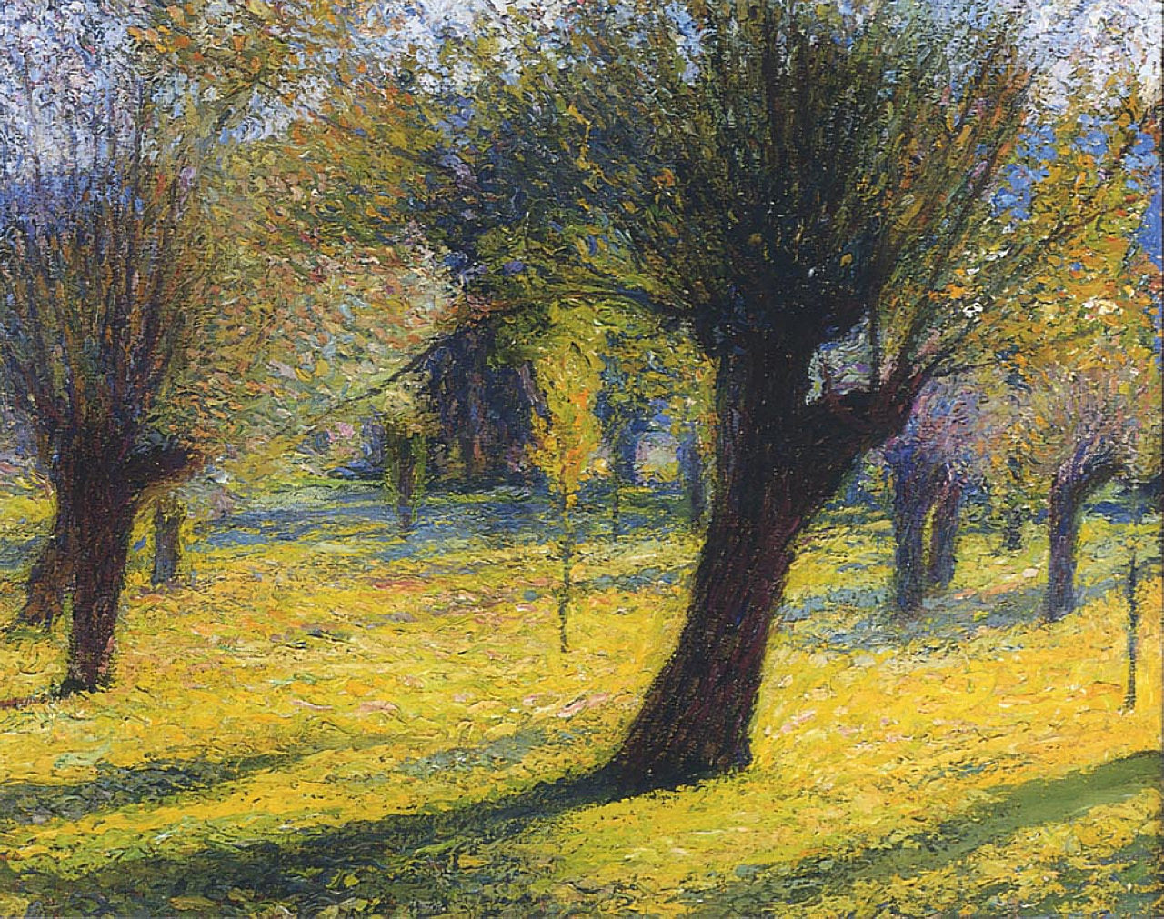 Henri Martin Willows in the Vert 1915 Fine Art Print
