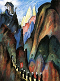 Marianne von Werefkin The Way of the Cross II 1921 Fine Art Print