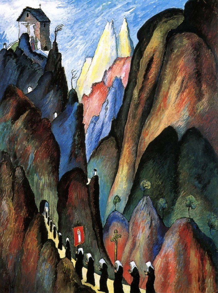 Marianne von Werefkin The Way of the Cross II 1921 Fine Art Print