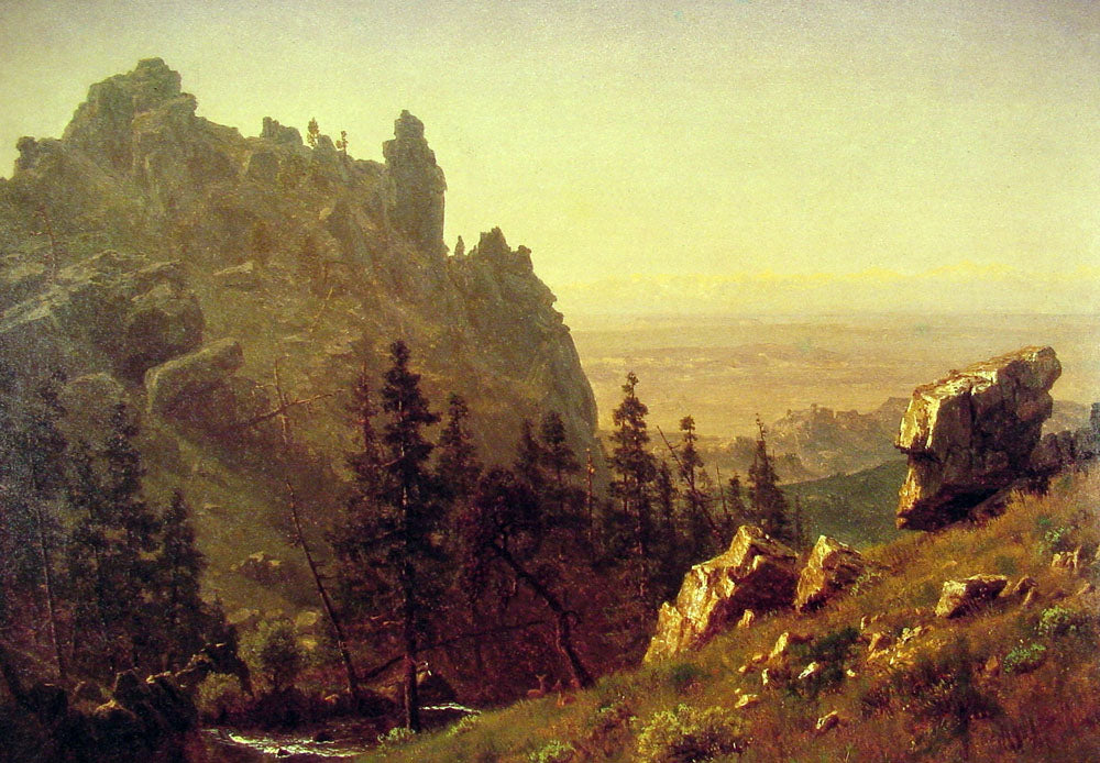 Albert Bierstadt Wind River Country 1859 Fine Art Print