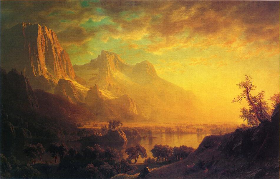 Albert Bierstadt Wind River, Wyoming 1870 Fine Art Print