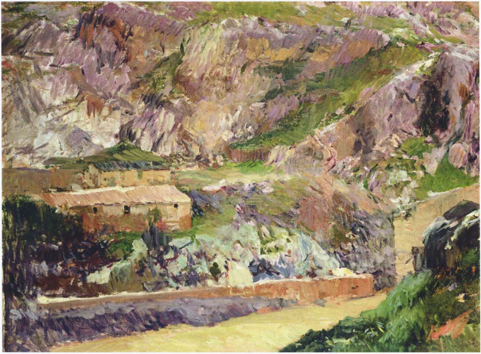Joaquín Sorolla Windmills on the Tagus, Toledo 1906 Fine Art Print