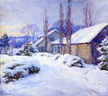 Willard Metcalf Winter Afternoon 1917 Fine Art Print