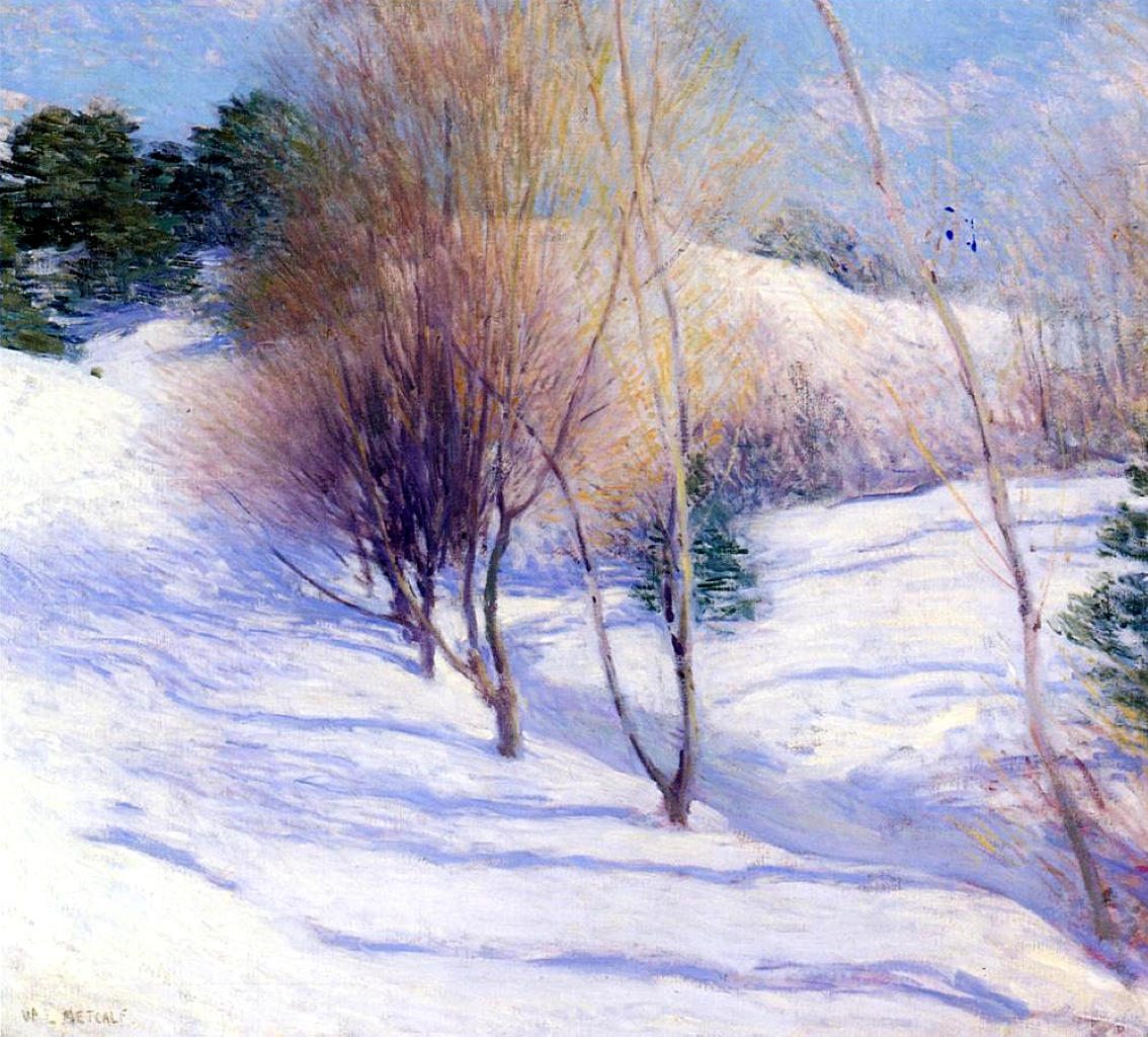 Willard Metcalf Winter in New Hampshire 1913-1914 Fine Art Print