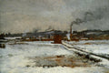 John Henry Twachtman Winter Landscape 1882 Fine Art Print
