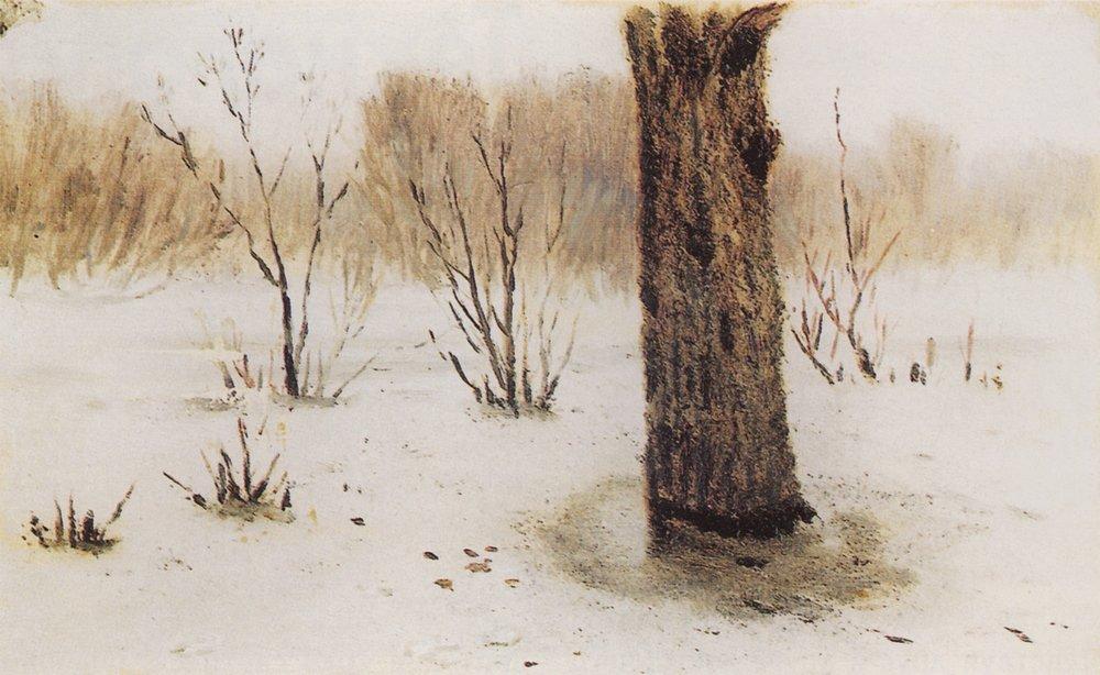 Arkhyp Kuindzhi Winter. Thaw 1895 Fine Art Print