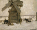 Pyotr Konchalovsky Winter. The Mill on the Ker-island. 1903 Fine Art Print