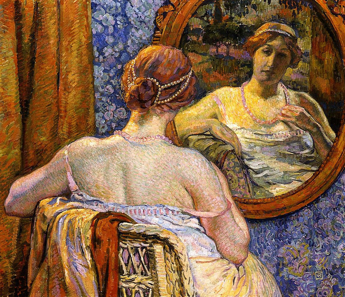 Theo van Rysselberghe Woman at a Mirror 1907 Fine Art Print