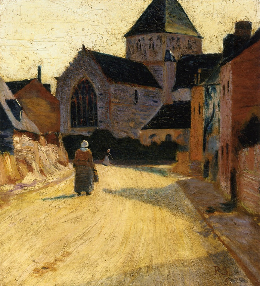 Paul Serusier Woman in a Street 1891 Fine Art Print