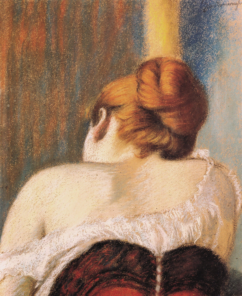 Federico Zandomeneghi Woman in Corset 1900 Fine Art Print