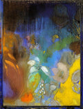 Odilon Redon Woman in Profile with Flowers 1903 Fine Art Print