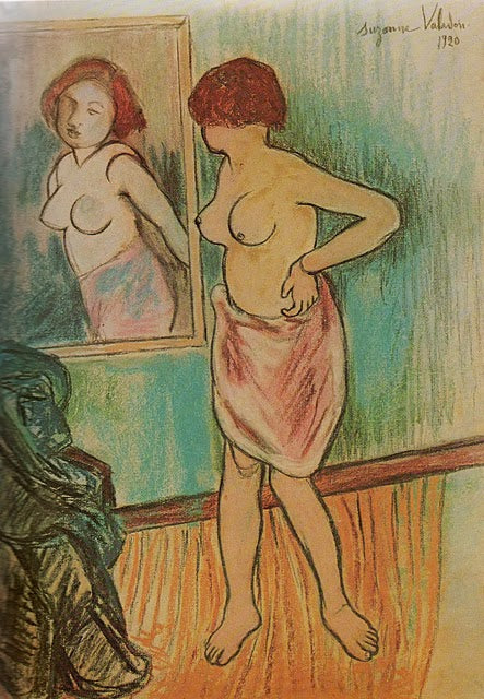 Suzanne Valadon Woman Looking at Herself in the Mirror 1920 Fine Art Print